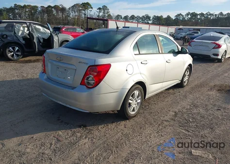 2012 Chevrolet Sonic 2Ls from USA, damaged, VIN 1G1JA5SH0C4228622